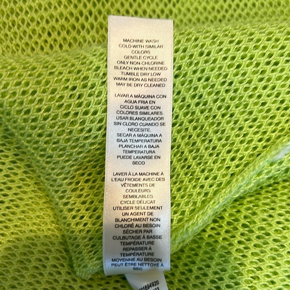 CHICO’S Easywear Mesh Netted Cover Up - 2 - Picture 11 of 12